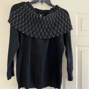 Milano Black sweater XL NWT